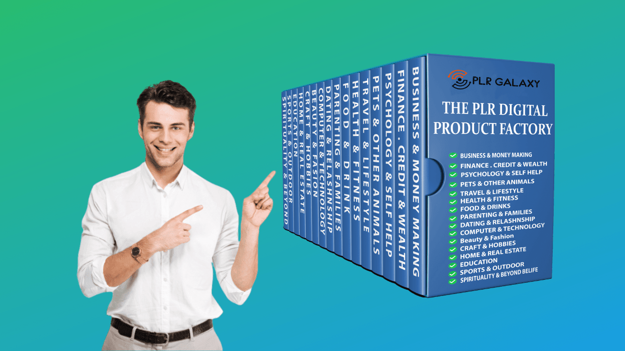 Unleash your profit potential with the PLR Digital Product Factory